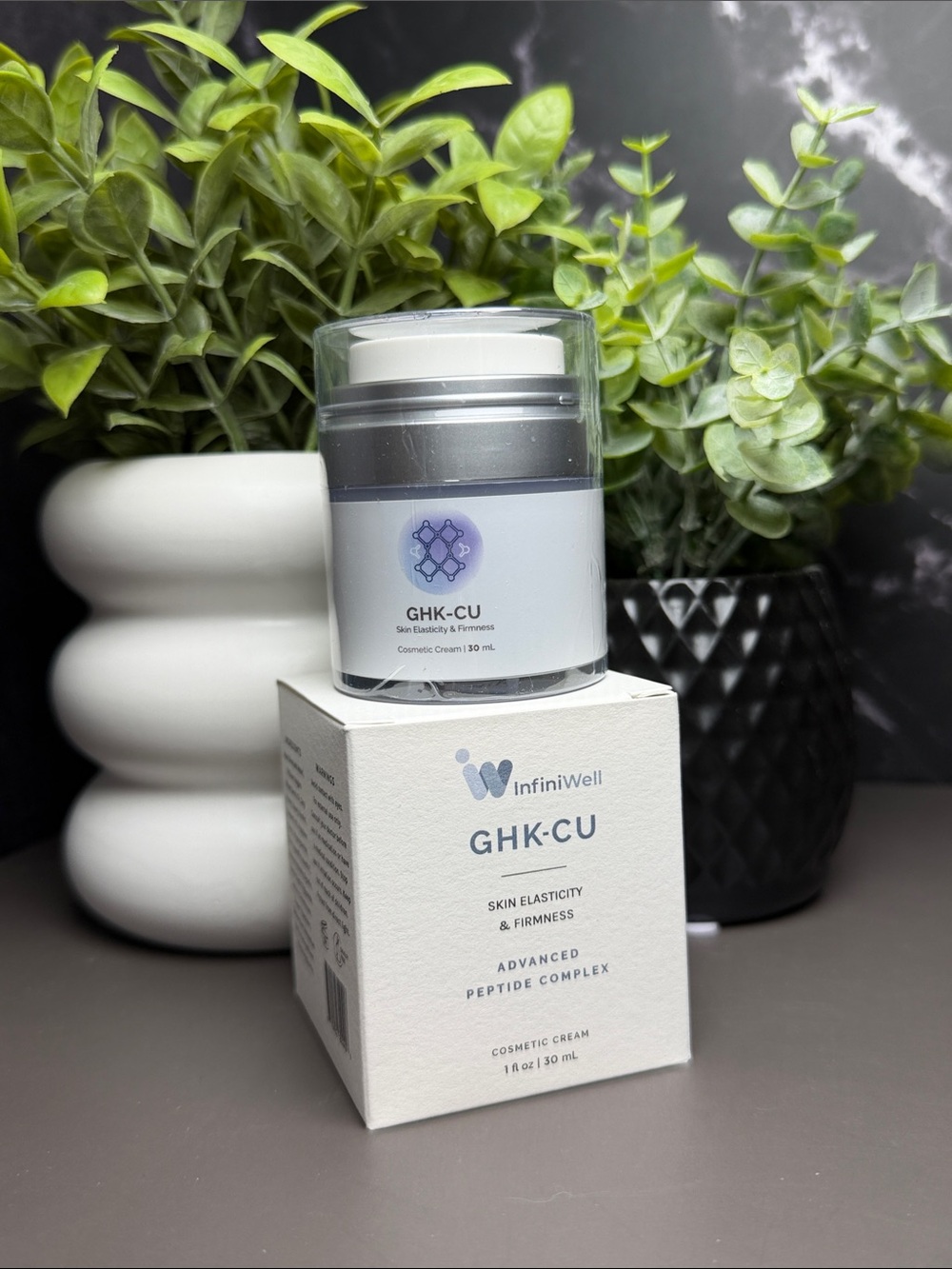 GHK-CU Skin Elasticity Cream — White